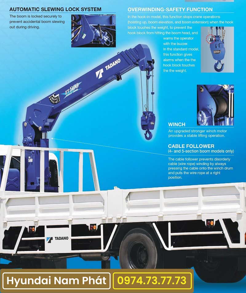 Cẩu 5 Tấn Tadano TM-ZT504